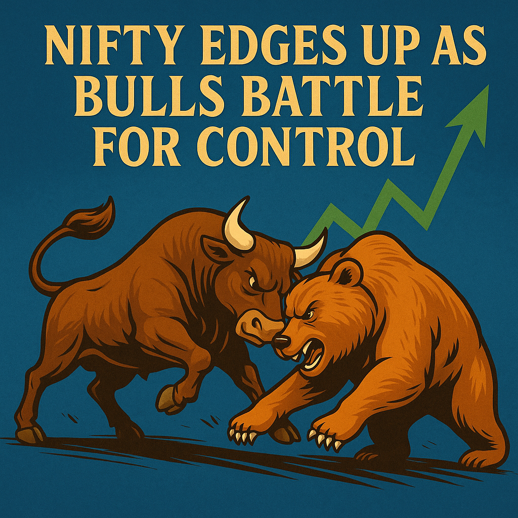 Blog image: Nifty Edges Up as Bulls Battle for Control…
